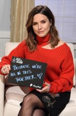 SOPHIA BUSH Joined PayPal in Support of #givingtuesday Movement in New York 11/28/2017