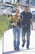 SOPHIA THOMALLA and Gavin Rossdale Out in Hollywood 11/05/2017