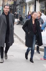 SOPHIA THOMALLA Out and About in London 11/24/2017