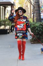 SOPHIA VEGAS WOLLERSHEIM adn PHOEBE PRICE Out in Beverly Hills 11/05/2017