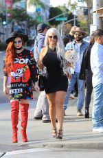 SOPHIA VEGAS WOLLERSHEIM adn PHOEBE PRICE Out in Beverly Hills 11/05/2017