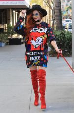 SOPHIA VEGAS WOLLERSHEIM adn PHOEBE PRICE Out in Beverly Hills 11/05/2017