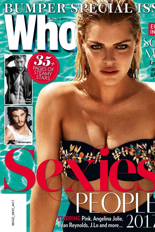 SOPHIE MONK in Who Magazine, November 2017