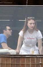 SOPHIE TURNER and Joe Jonas at Hotel Balcony in Rio De Janeiro 11/18/2017