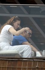 SOPHIE TURNER and Joe Jonas at Hotel Balcony in Rio De Janeiro 11/18/2017