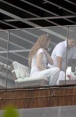 SOPHIE TURNER and Joe Jonas at Hotel Balcony in Rio De Janeiro 11/18/2017