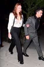 SOPHIE TURNER Arrives at Her Engagement Party in New York 11/04/2017