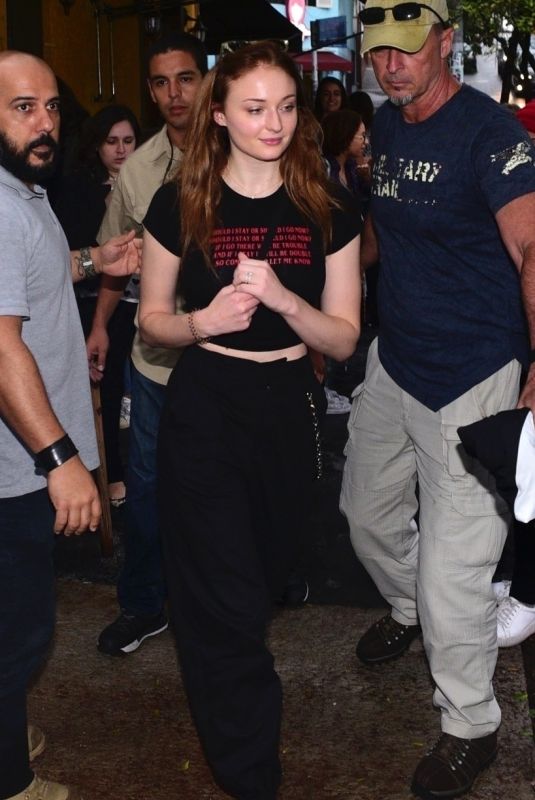 SOPHIE TURNER Out in Vila Madalena in Sao Paulo 11/21/2017