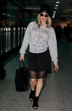 STACY FERGIE FERGUSON at Heathrow Airport in London 11/15/2017