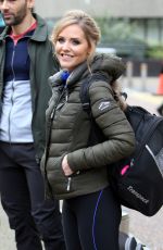 STEPHANIE WARING Leaves ITV Studio in London 11/24/2017