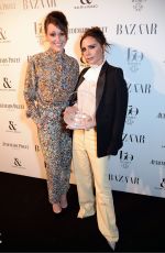 SURANNE JONES and VICTORIA BECKHAM at Harper’s Bazaar Women of the Year Awards in London 11/02/2017