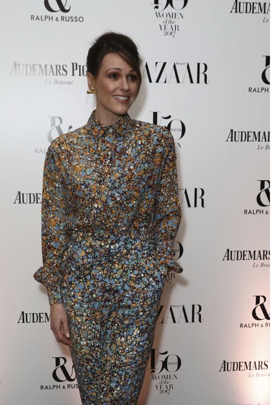 SURANNE JONES at Harper’s Bazaar Women of the Year Awards in London 11/02/2017
