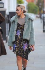 TALLIA STORM Leaves Her Hotel in London 11/12/2017