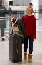 TARA LIPINSKI and Todd Kapostasy at Airport in Montreal 11/22/2017