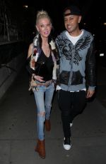 TARA REID and Ted Skillet at Madeo Restaurant in West Hollywood 11/21/2017