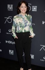 TATIANA MASLANY at HFPA & Instyle Celebrate 75th Anniversary of the Golden Globes in Los Angeles 11/15/2017