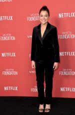 TATIANA MASLANY at Sag-Aftra Foundation Patron of the Artists Awards in Beverly Hills 11/09/2017
