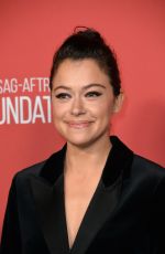 TATIANA MASLANY at Sag-Aftra Foundation Patron of the Artists Awards in Beverly Hills 11/09/2017