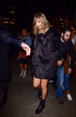 TAYLOR SWIFT Arrives at SNL After-party in New York 11/12/2017