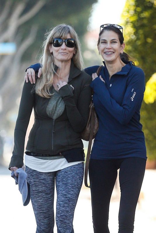 TERI HATCHER and Friend Out in Santa Monica 11/14/2017