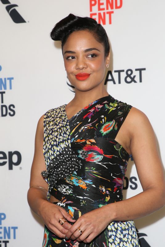 TESSA THOMPSON at 2018 Film Independent Spirit Awards Press Conference in Los Angeles 11/21/2017