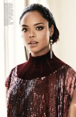 TESSA THOMPSON in Elle Magazine, December 2017 Issue