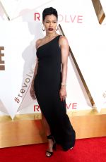 TEYANA TAYLOR at #revolveawards in Hollywood 11/02/2017