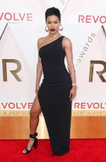 TEYANA TAYLOR at #revolveawards in Hollywood 11/02/2017