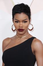 TEYANA TAYLOR at #revolveawards in Hollywood 11/02/2017