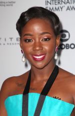 THUSO MBEDU at 2017 International Emmy Awards in New York 11/20/2017