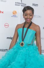 THUSO MBEDU at 2017 International Emmy Awards in New York 11/20/2017