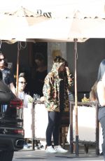 THYLANE BLONDEAU at Il Pastaio in Beverly Hills 11/18/2017
