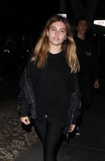 THYLANE BLONDEAU at Madeo Restaurant in West Hollywood 11/20/2017