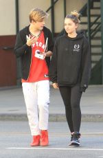 THYLANE BLONDEAU Out and About in Los Angeles 11/28/2017