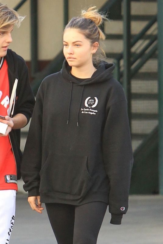 THYLANE BLONDEAU Out and About in Los Angeles 11/28/2017