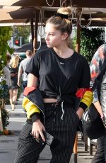 THYLANE BLONDEAU Out for Lunch at Il Pastaio in Beverly Hills 11/15/2017