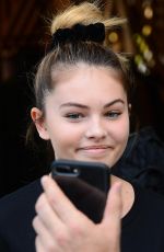 THYLANE BLONDEAU Out for Lunch at Il Pastaio in Beverly Hills 11/15/2017