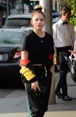 THYLANE BLONDEAU Out for Lunch at Il Pastaio in Beverly Hills 11/15/2017