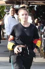 THYLANE BLONDEAU Out for Lunch at Il Pastaio in Beverly Hills 11/15/2017