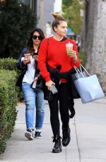 THYLANE BLONDEAU Out Shopping in Los Angeles 11/08/2017