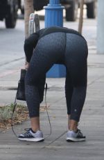 TIA MOWRY Leaves a Gym in Studio City 11/20/2017