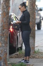 TIA MOWRY Leaves a Gym in Studio City 11/20/2017