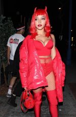 TINASHE Arrives at Halloween Party at Delilah in West Hollywood 10/31/2017