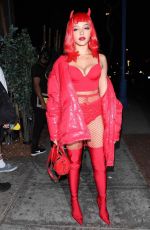 TINASHE Arrives at Halloween Party at Delilah in West Hollywood 10/31/2017