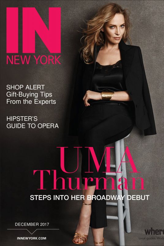 UMA THURMAN in IN New York Magazine, December 2017