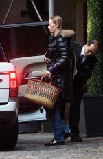 UMA THURMAN Leaves Her Hotel in New York 11/26/2017