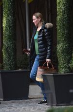 UMA THURMAN Leaves Her Hotel in New York 11/26/2017
