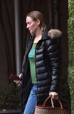 UMA THURMAN Leaves Her Hotel in New York 11/26/2017