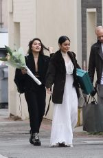 VANESSA and STELLA HUDGENS Out in Beverly Hills 11/12/2017