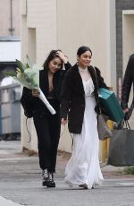 VANESSA and STELLA HUDGENS Out in Beverly Hills 11/12/2017